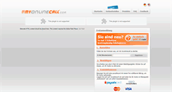 Desktop Screenshot of myonlinecall.com